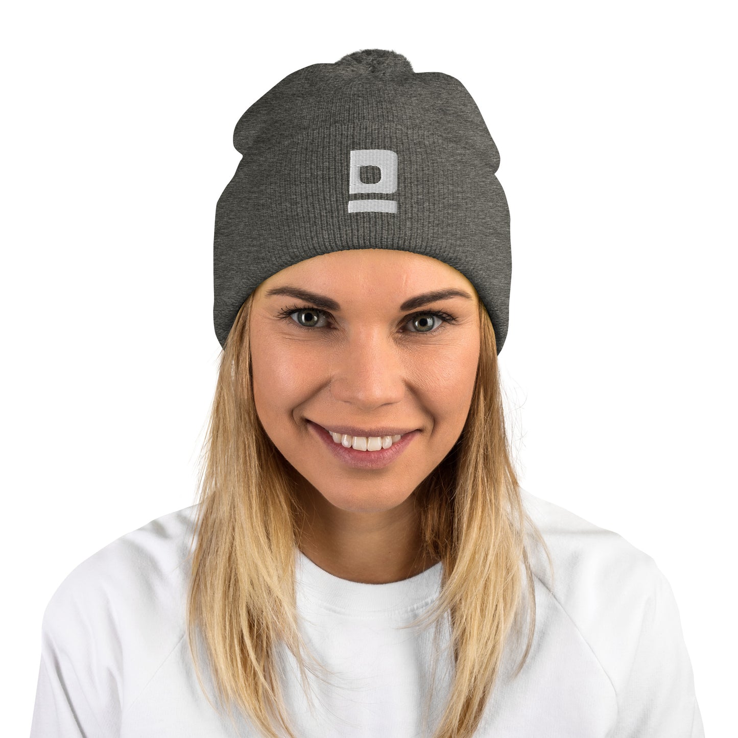 D Pom-Pom Beanie